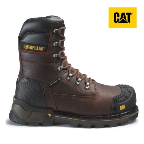 Caterpillar Excavator XL 8" WP TX CT CSA Werkschoenen Heren DonkerBruin (AYGZ.NL)